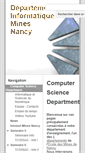 Mobile Screenshot of depinfonancy.net